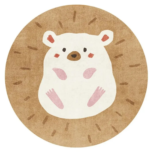 Tapis de sol bebe ours- Moelleux, lavable et apaisant
